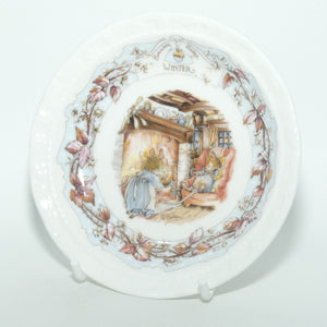 Royal Doulton Brambly Hedge Giftware | Winter Coaster | 12cm | boxed