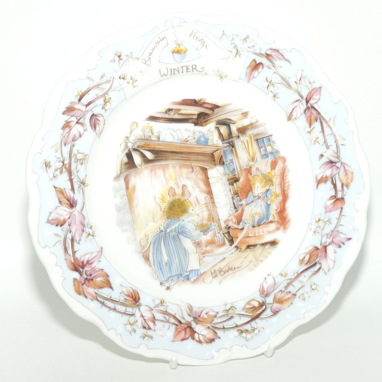 Royal Doulton Brambly Hedge Giftware | 20.5cm plate | Winter | boxed