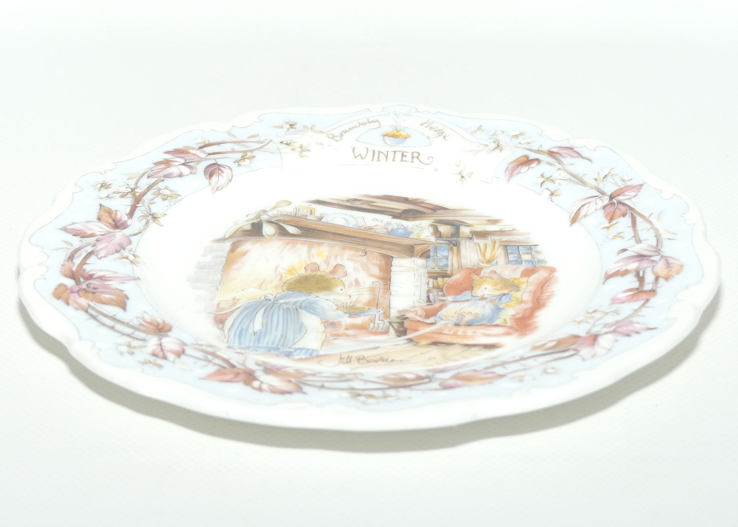 Royal Doulton Brambly Hedge Giftware | 20.5cm plate | Winter | boxed