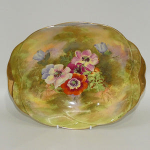 Royal Winton handpainted Floral decorated bowl | signed F Alcock