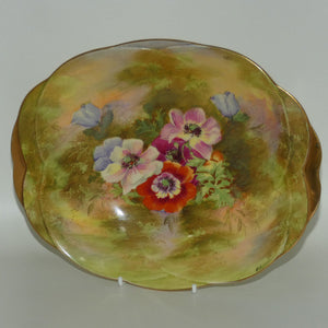 Royal Winton handpainted Floral decorated bowl | signed F Alcock