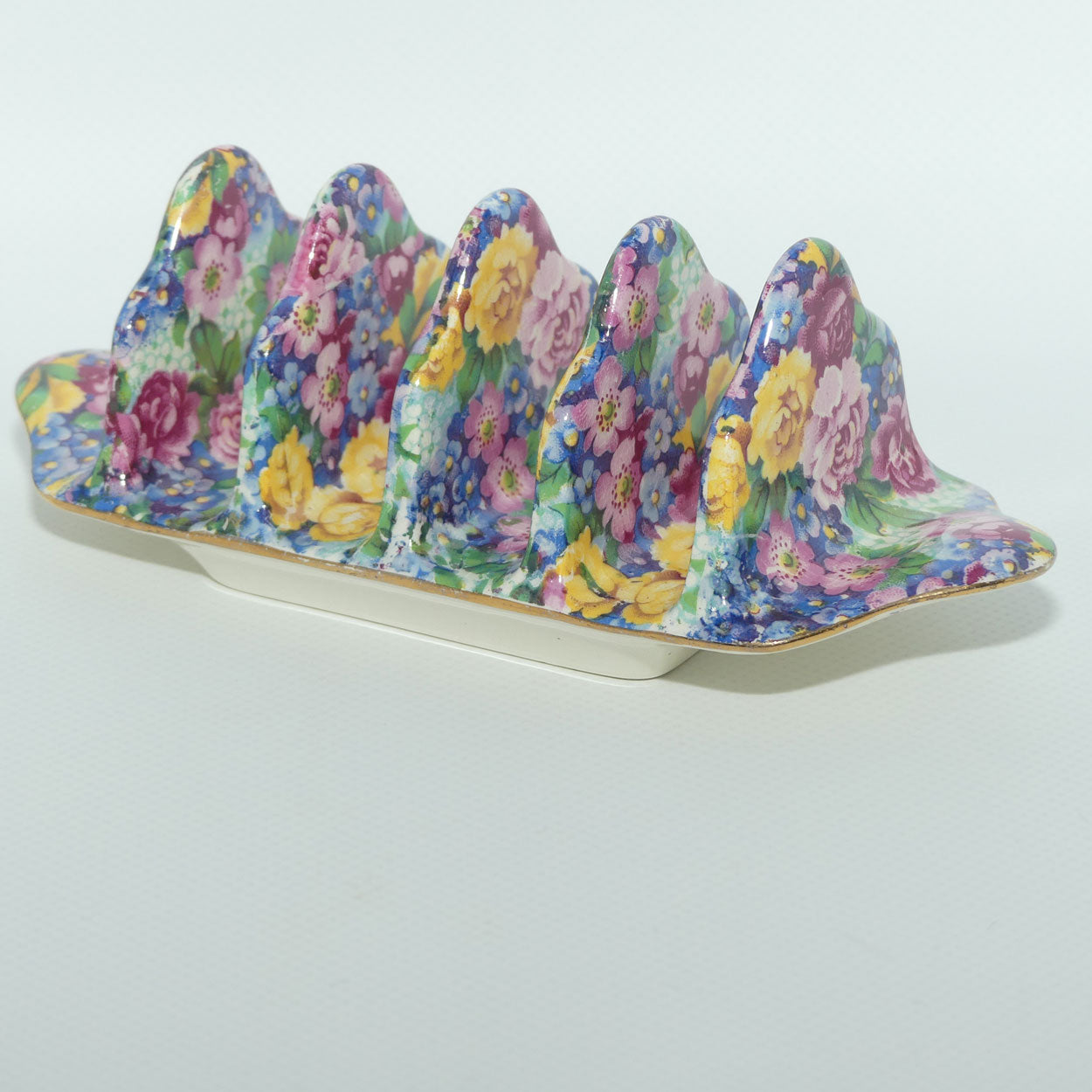 Royal Winton Grimwades Chintz Julia pattern 4 slice toast rack