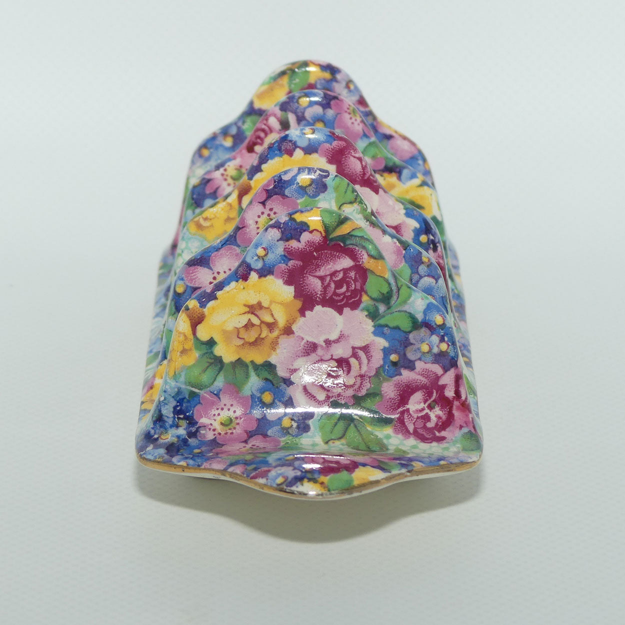 Royal Winton Grimwades Chintz Julia pattern 4 slice toast rack