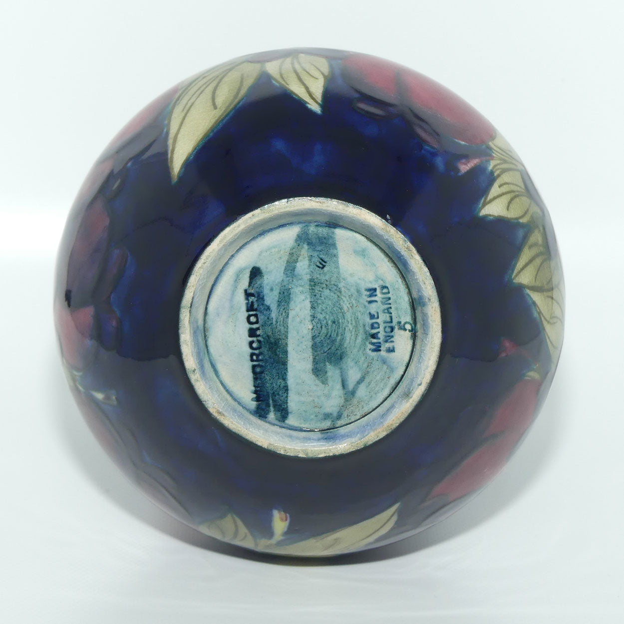 William Moorcroft Wisteria 5/5 vase