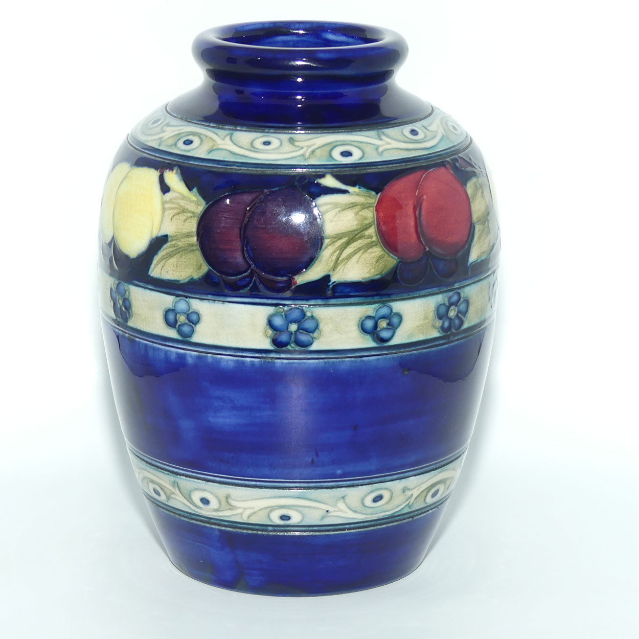 William Moorcroft Banded Wisteria vase 216/6 (Three Bands)