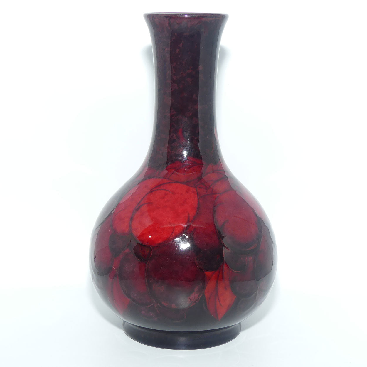 William Moorcroft Pottery Flambe Glaze Wisteria | 189 vase