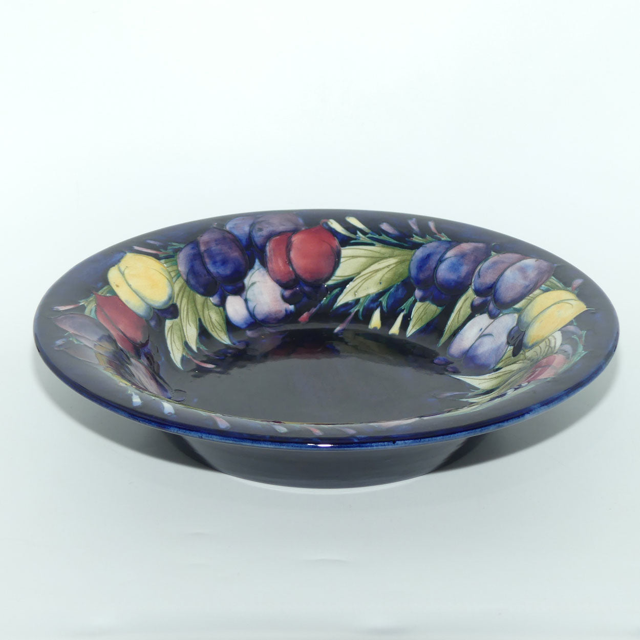 William Moorcroft Wisteria extra large flaired bowl