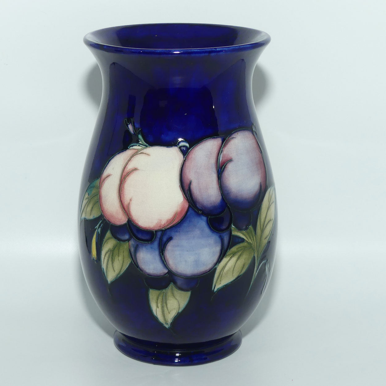 William Moorcroft Wisteria unusual ovoid shape vase