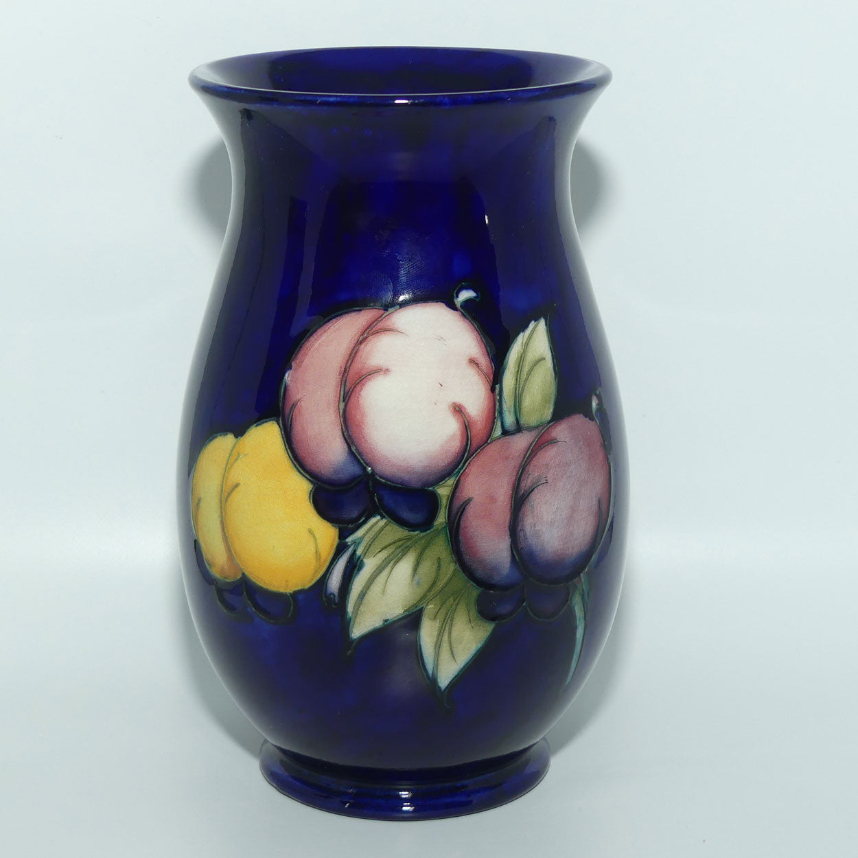 William Moorcroft Wisteria unusual ovoid shape vase