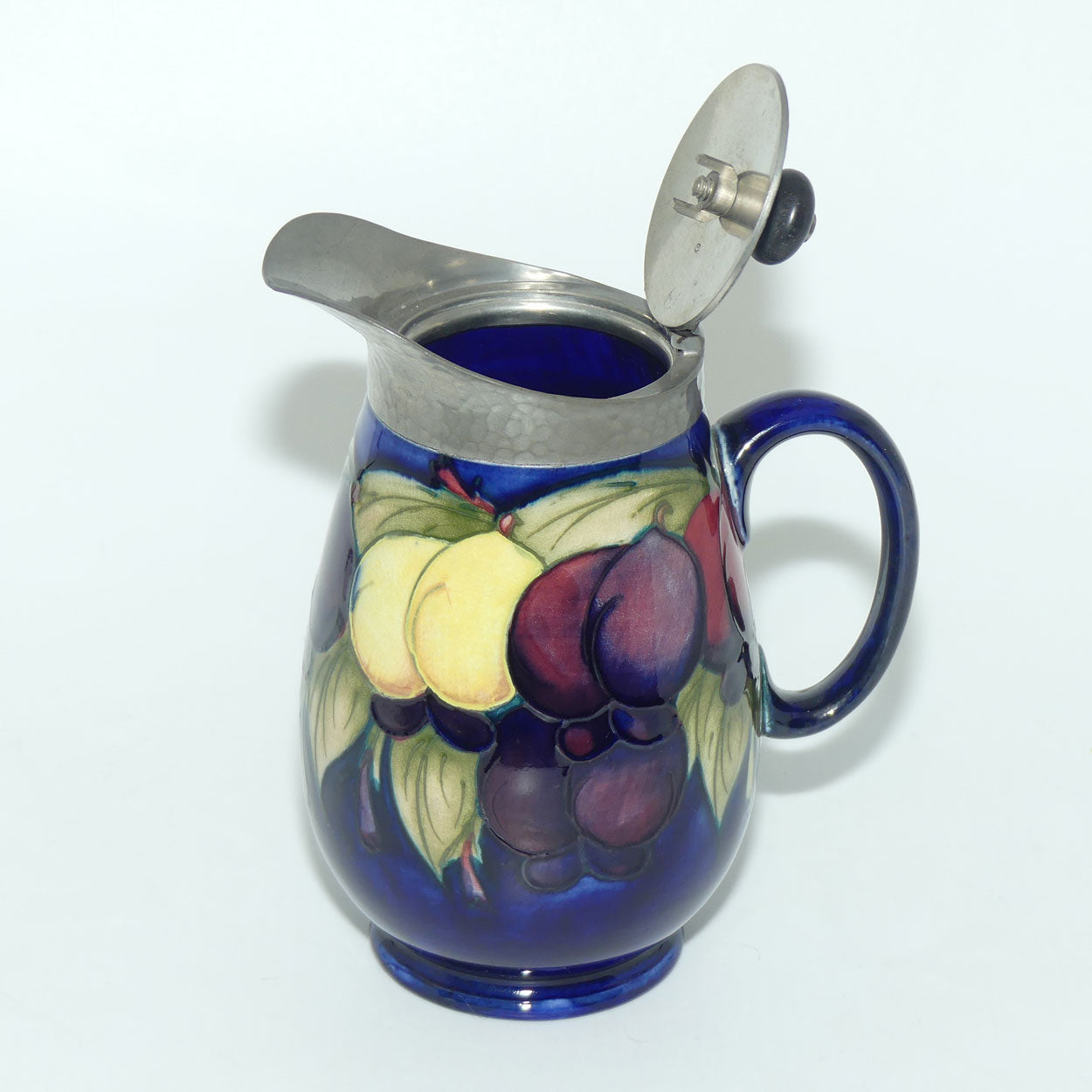 William Moorcroft Wisteria jug | Pewter Lid and Spout