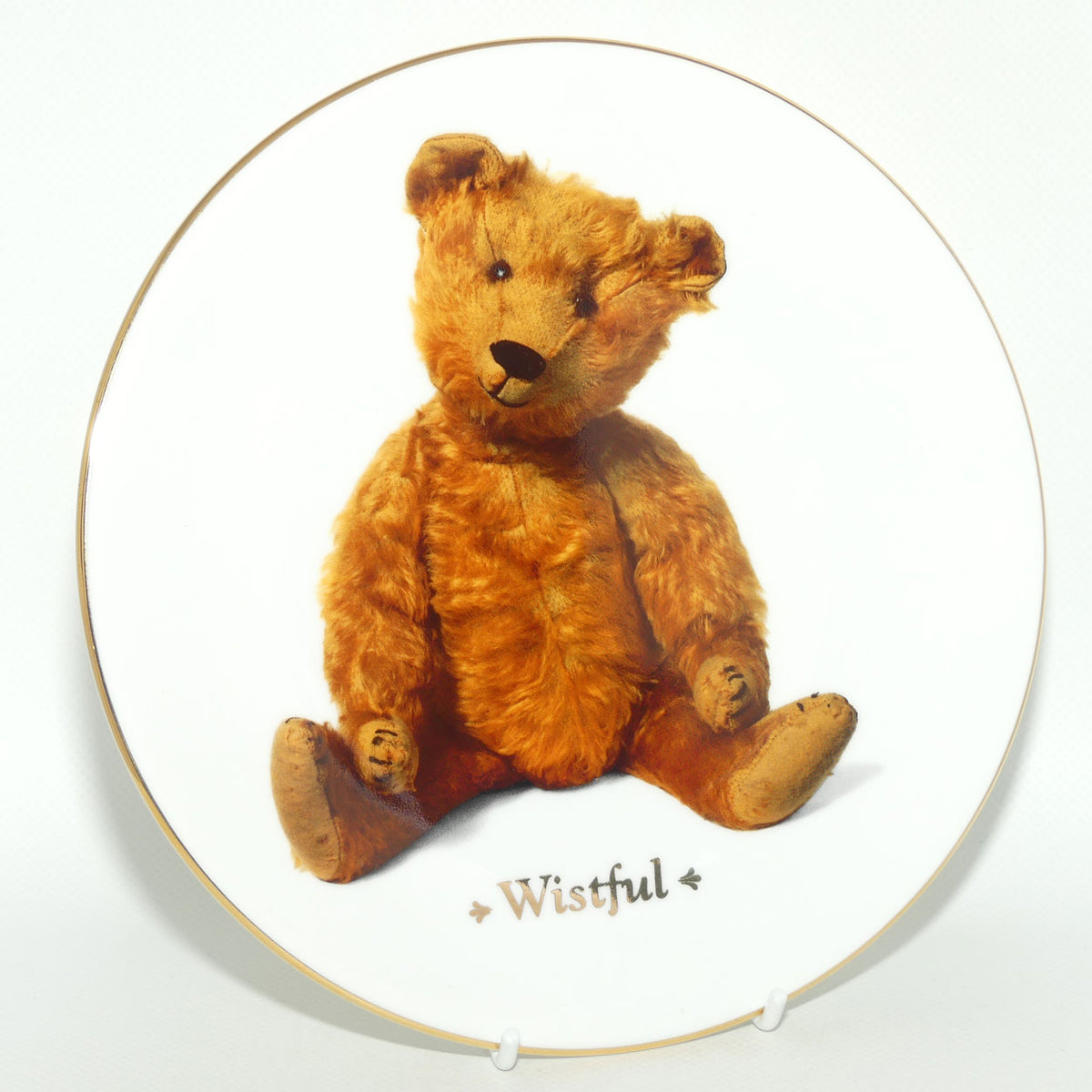 Royal Worcester The Ultimate Teddy Bear Plate Collection | Wistful | boxed