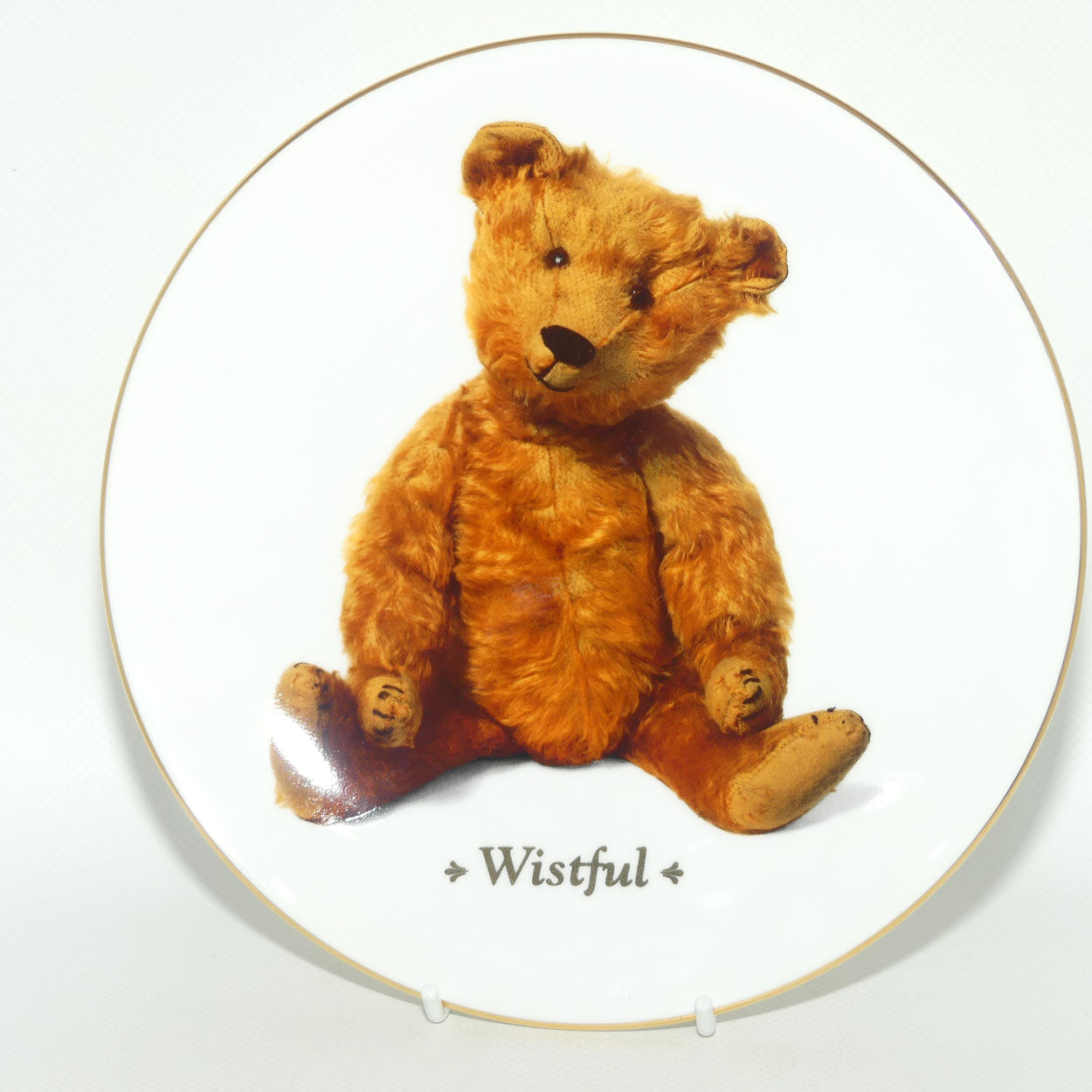 Royal Worcester The Ultimate Teddy Bear Plate Collection | Wistful | boxed