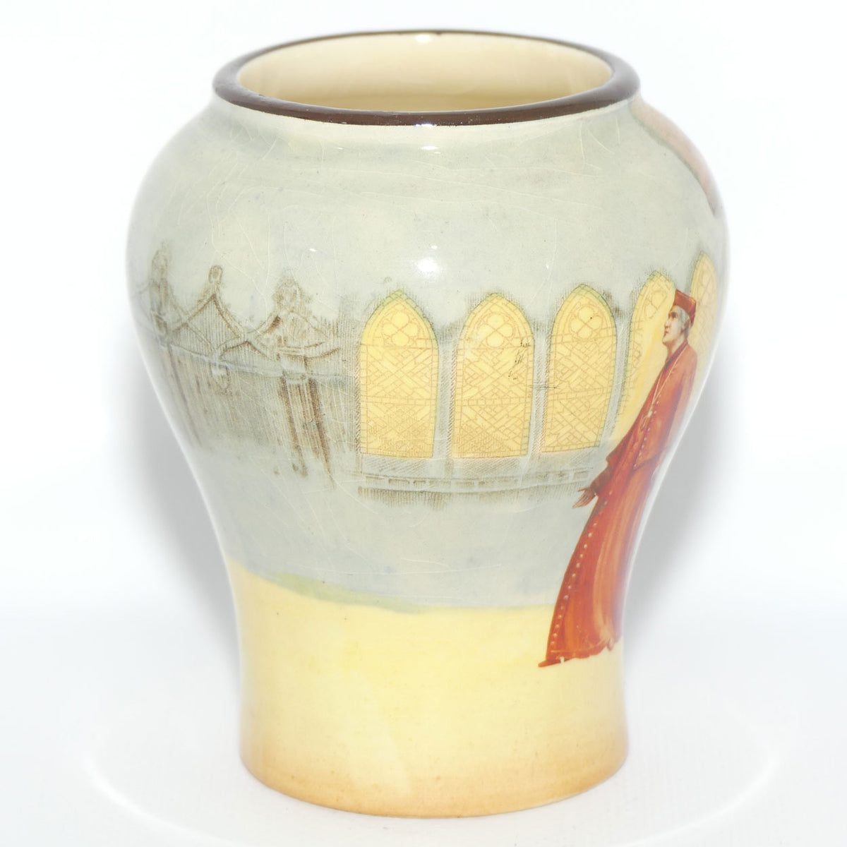 Royal Doulton Shakespearean Wolsey bulbous vase