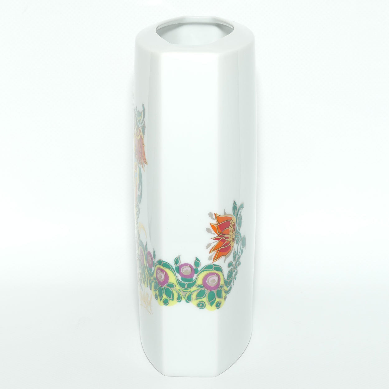 Rosenthal Bjorn Wiinblad Studio line Woman with Flowers small letterbox vase