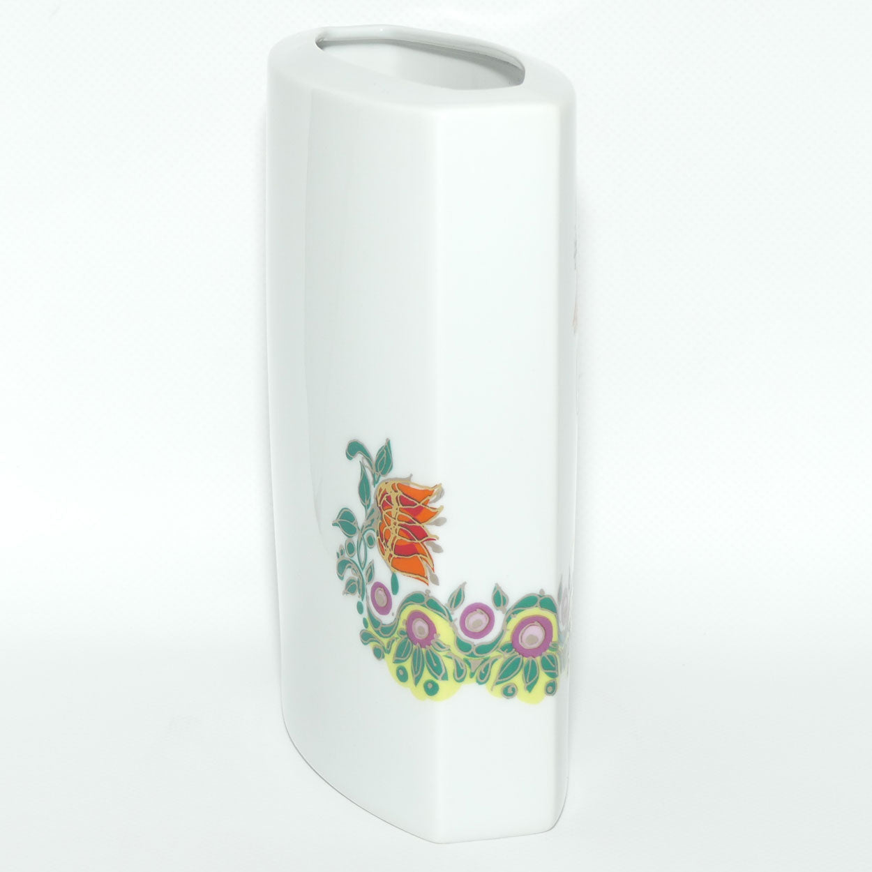 Rosenthal Bjorn Wiinblad Studio line Woman with Flowers small letterbox vase
