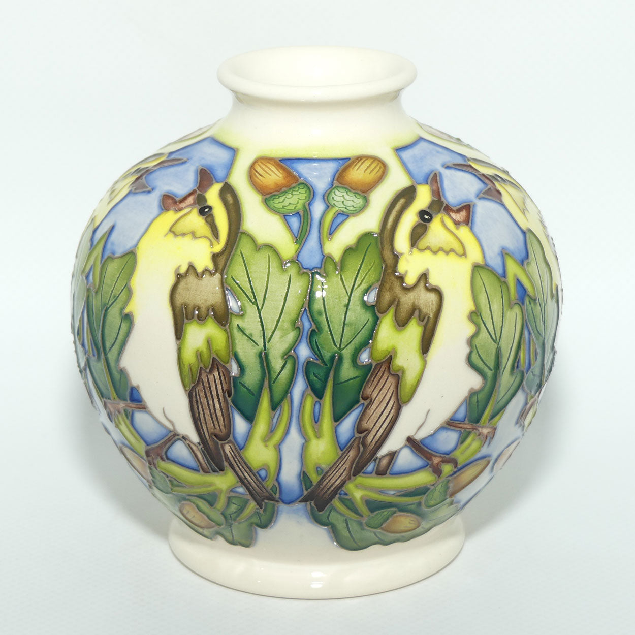 Moorcroft Wood Warbler vase | Shape 41/4 | LE 3/25