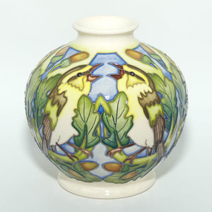 Moorcroft Wood Warbler vase | Shape 41/4 | LE 3/25