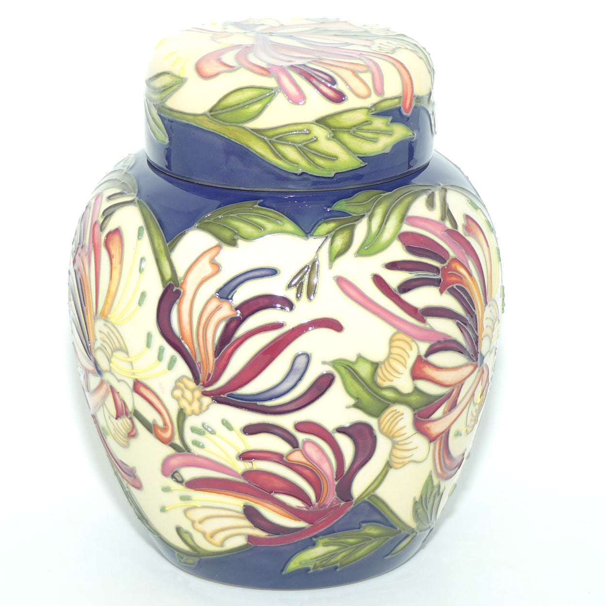 Moorcroft Woodbine Honeysuckle Ginger Jar 769/6 (Num Ed)