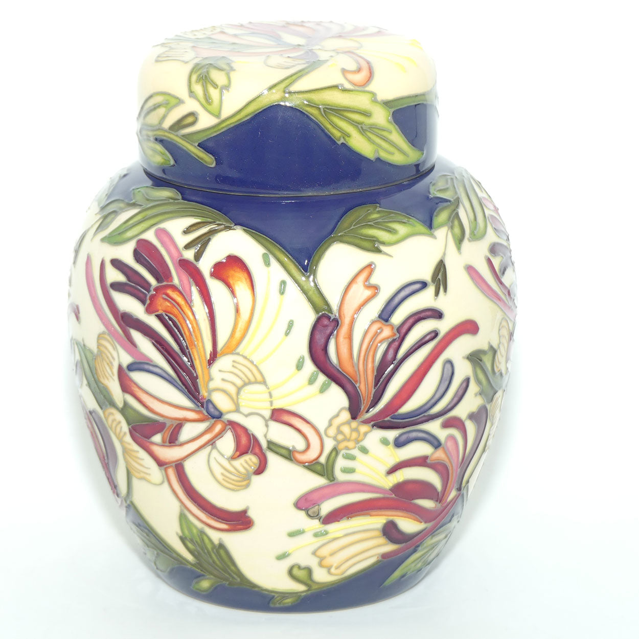 Moorcroft Woodbine Honeysuckle Ginger Jar 769/6 (Num Ed)