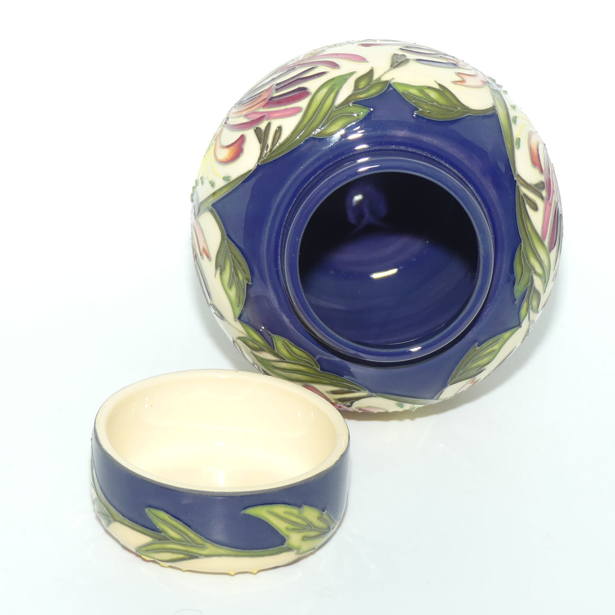 Moorcroft Woodbine Honeysuckle Ginger Jar 769/6 (Num Ed)