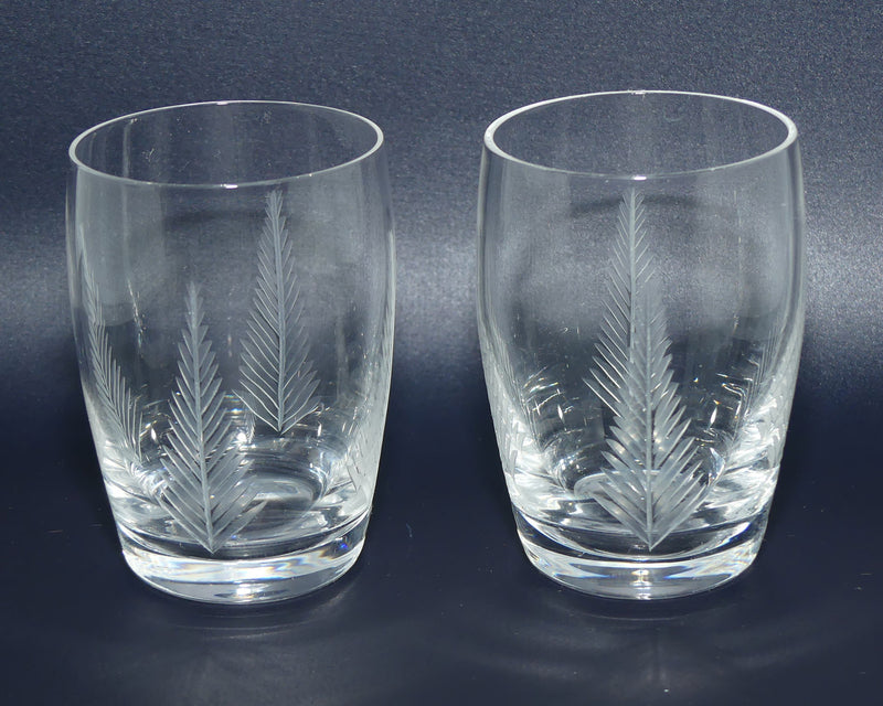 Stuart Crystal Woodchester pattern set of 4 Cordial glasses ...