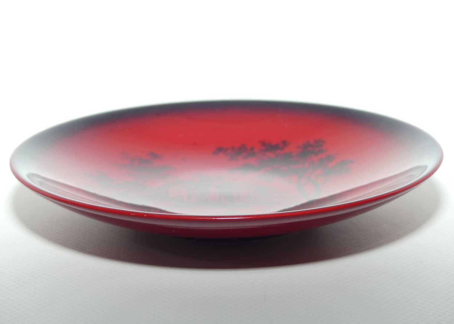 Royal Doulton Flambe Woodcut English Archway tray | 16cm | #1621