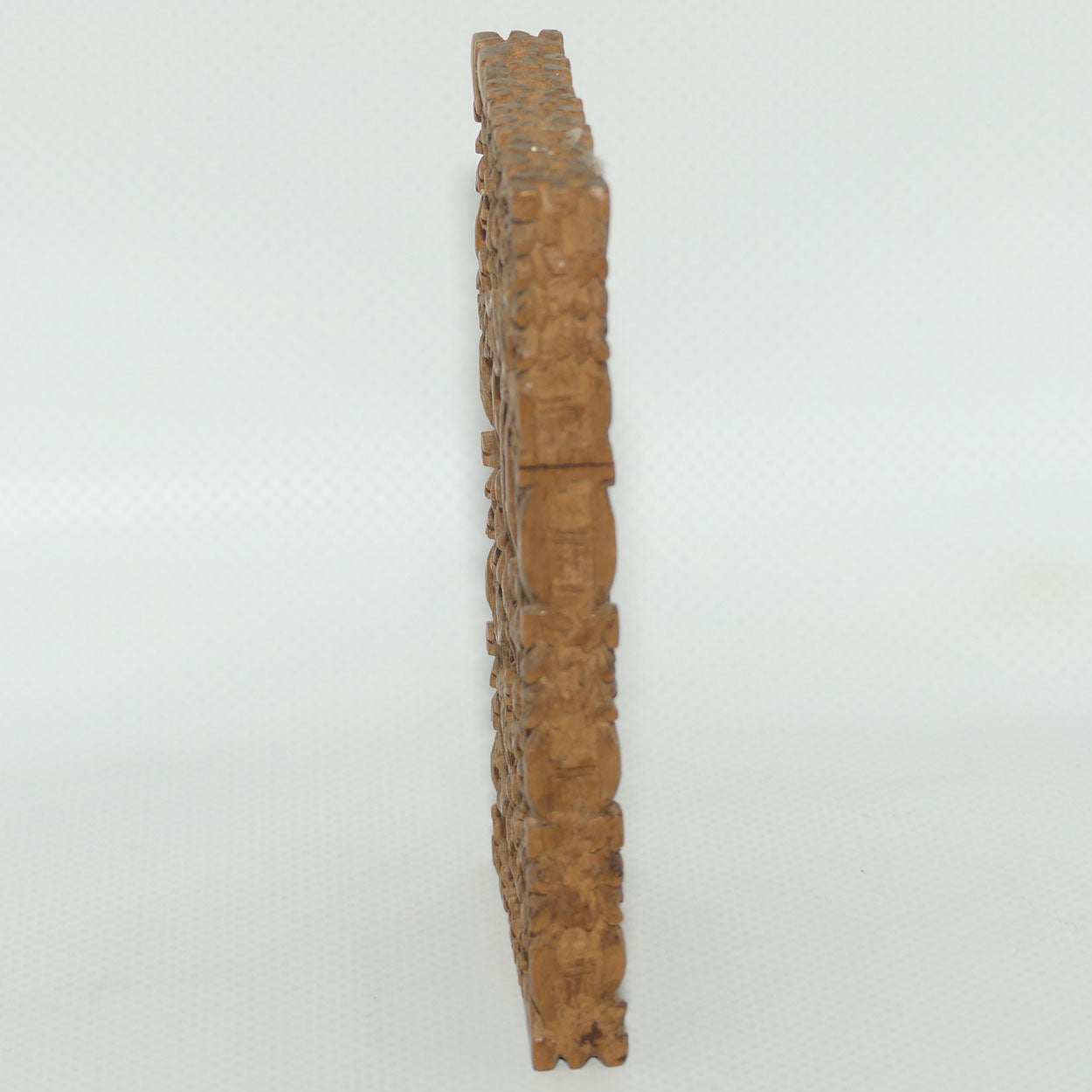 Antique Chinese Carved Wooden Card Holder | Card Case