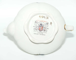 Woods & Sons Ironstone Ellgreave Roses tea pot for one