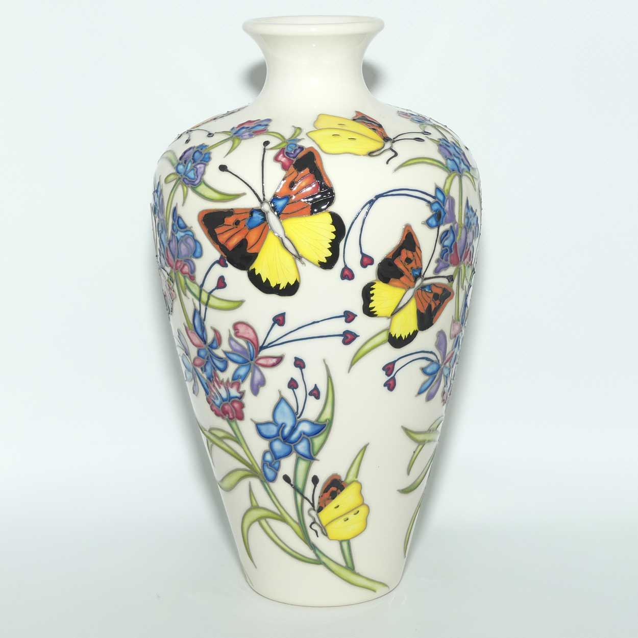 Moorcroft Wooly Blue Curls vase | Shape 72/9 | LE28/30
