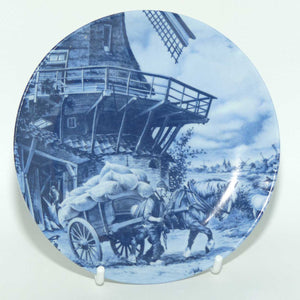 Delft Blauw Holland miniature plate | Horse and Cart