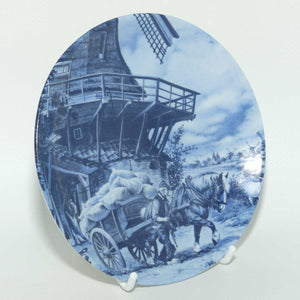 Delft Blauw Holland miniature plate | Horse and Cart