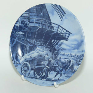 Delft Blauw Holland miniature plate | Horse and Cart