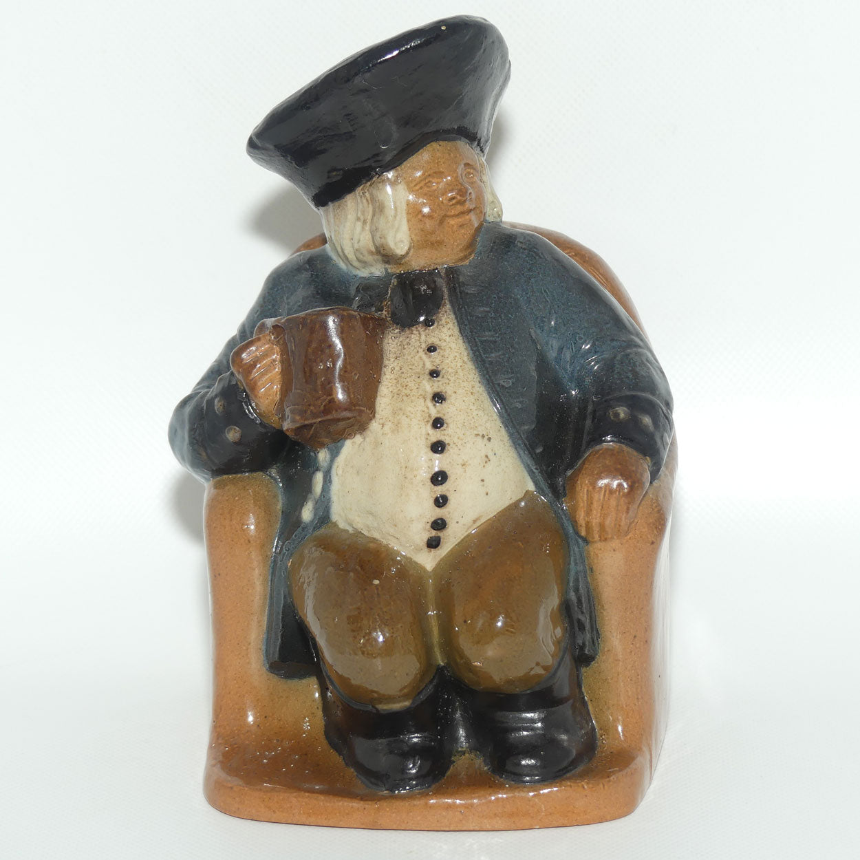 X8587 Royal Doulton Lambeth Harry Simeon Armchair Toby Ashpot