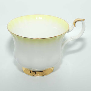 Royal Albert Bone China Rainbow series trio | Yellow | Montrose shape