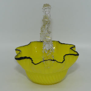 yellow-glass-with-black-edge-thorn-handle-basket