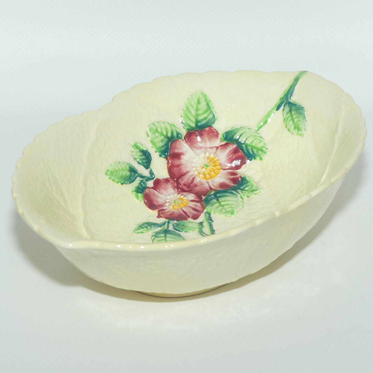 Carlton Ware Wild Rose on Yellow leaf bowl | 2116/4 | #2