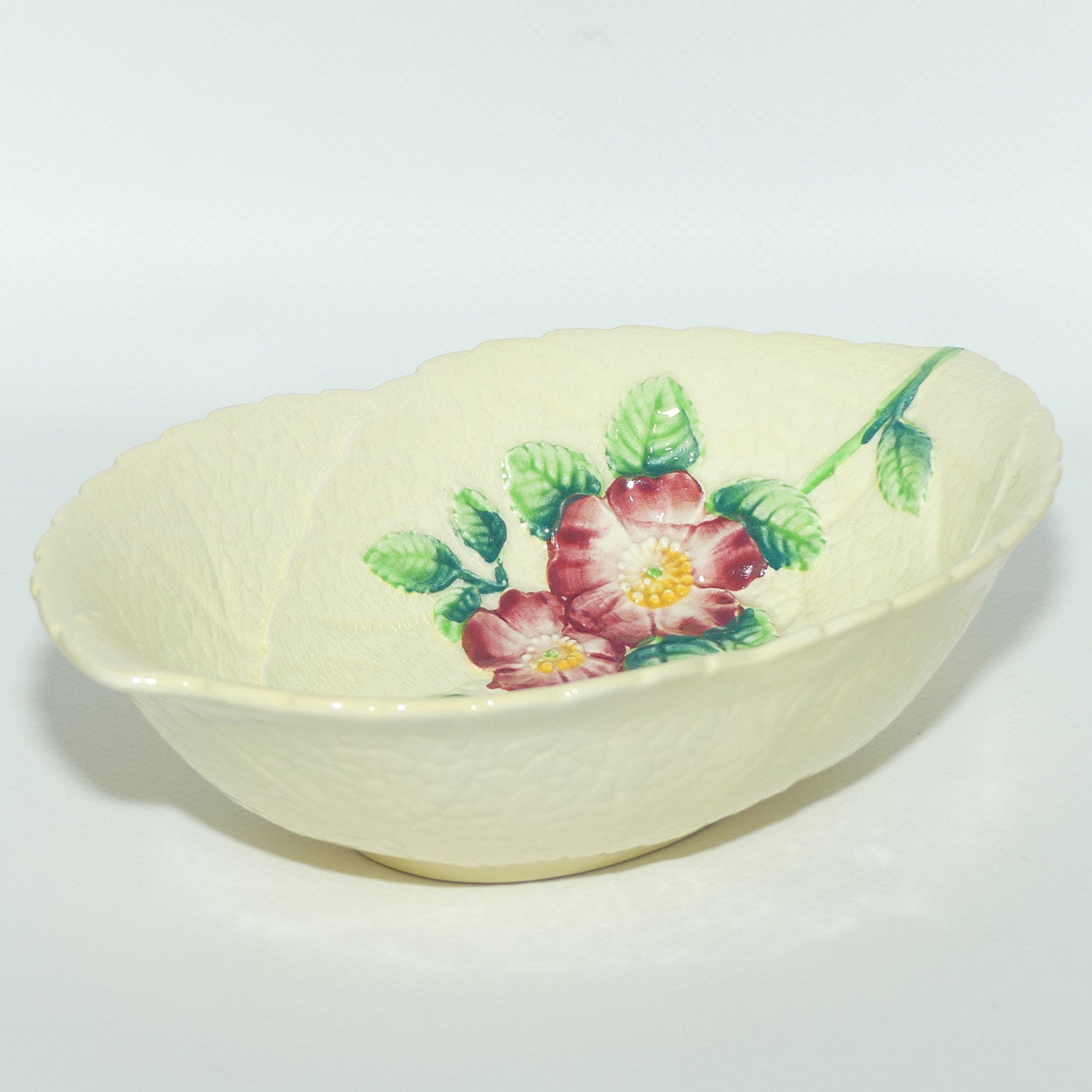 Carlton Ware Wild Rose on Yellow leaf bowl | 2116/4 | #2