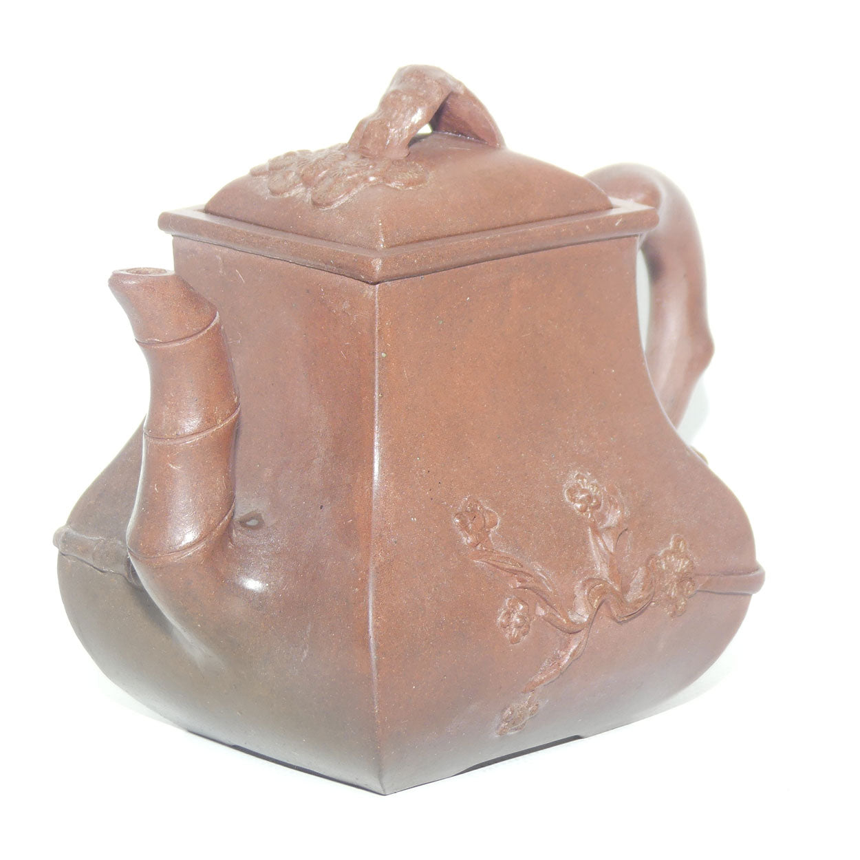 Chinese Yixing | Zisha tea pot with Cherry Blossom decoration