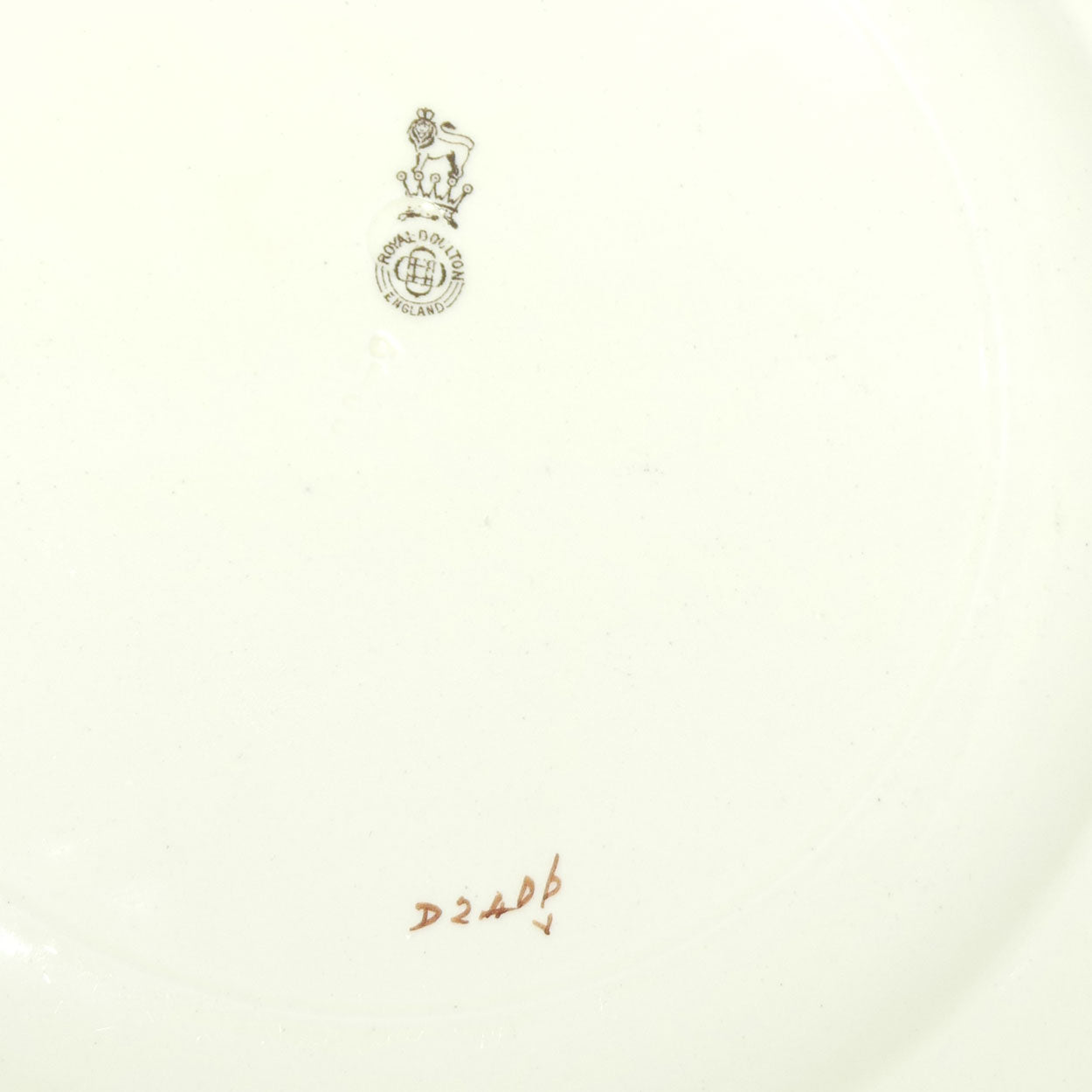 Royal Doulton Early Motoring plate D2406 Yokel and Motorist | Large