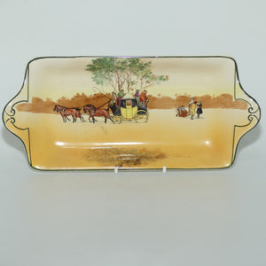 Royal Doulton Coaching Days York shape sandwich tray | Scene 16