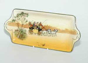 Royal Doulton Coaching Days York shape sandwich tray | New Coaching | Scene 4 Laden Coach | #1