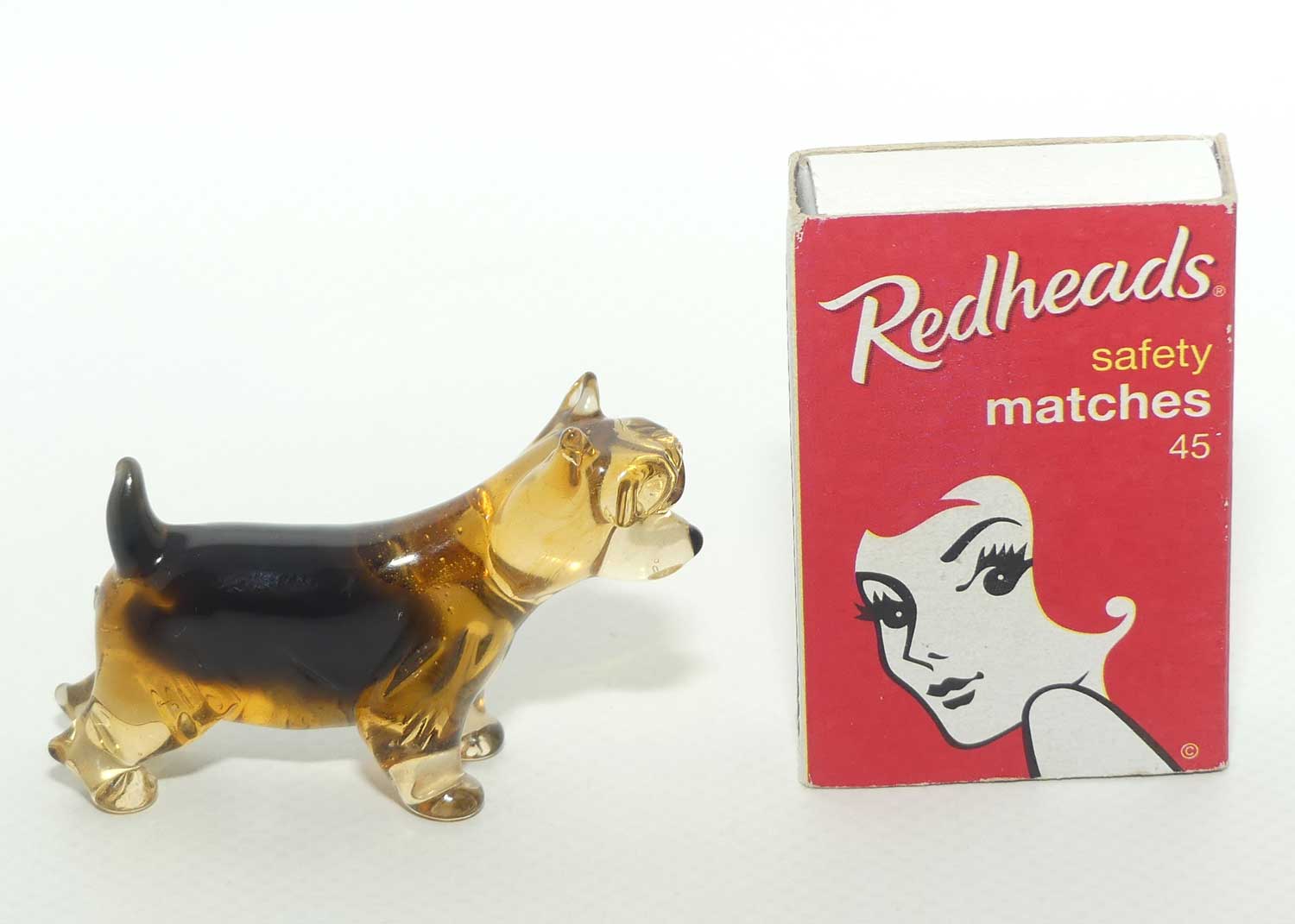 Fine quality Russian Lampwork Glass Yorkshire Terrier