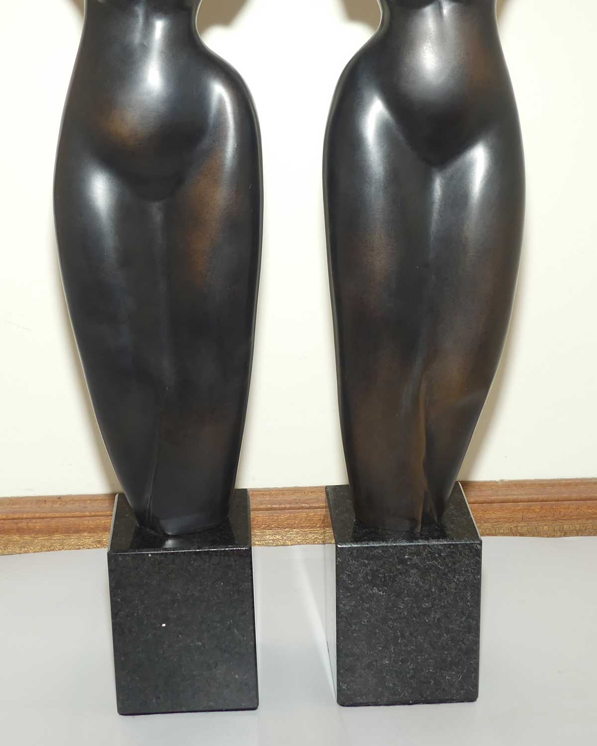 Pair of Bronzes by Zigmunt Libucha | Tall Sisters | Ltd Ed #7/30
