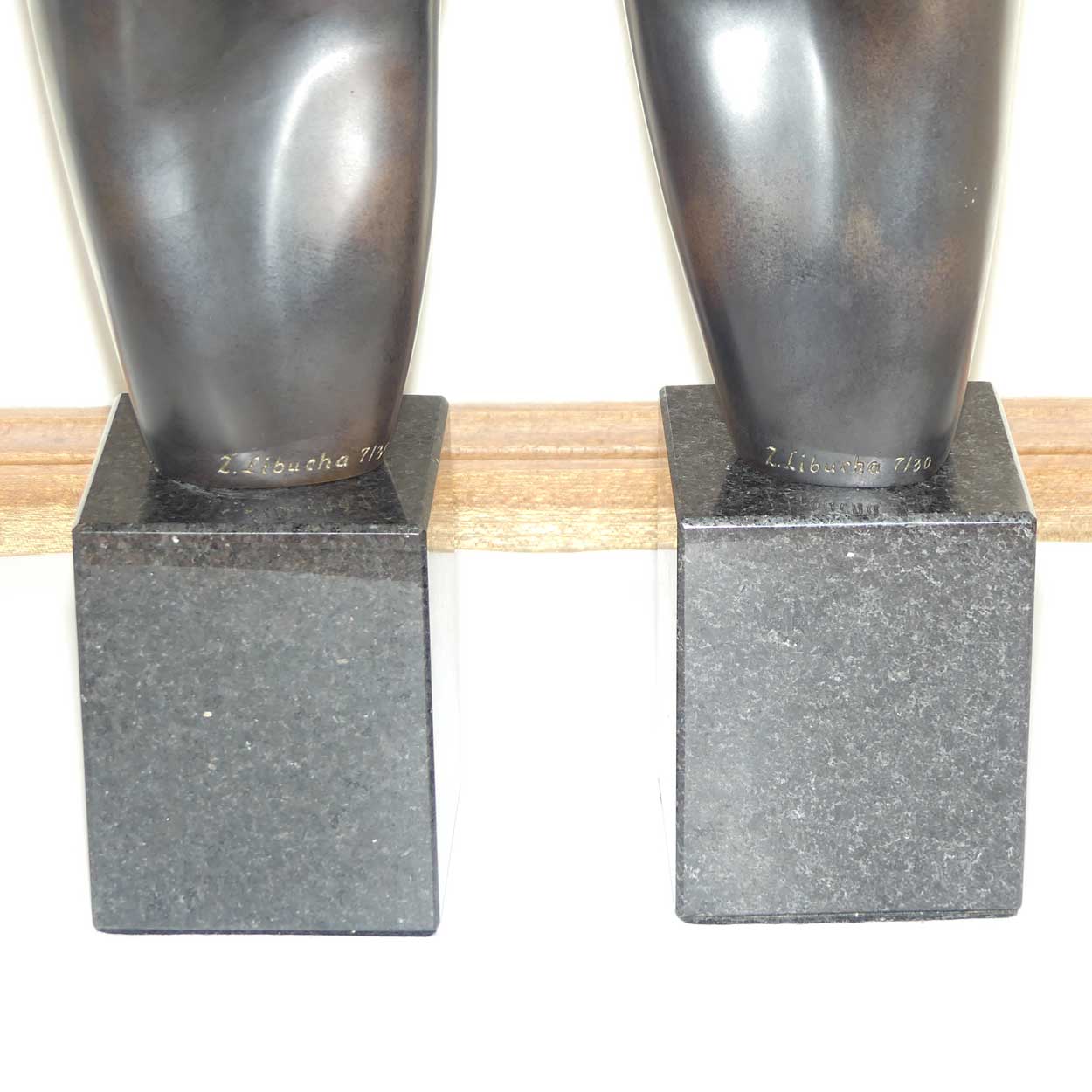 Pair of Bronzes by Zigmunt Libucha | Tall Sisters | Ltd Ed #7/30