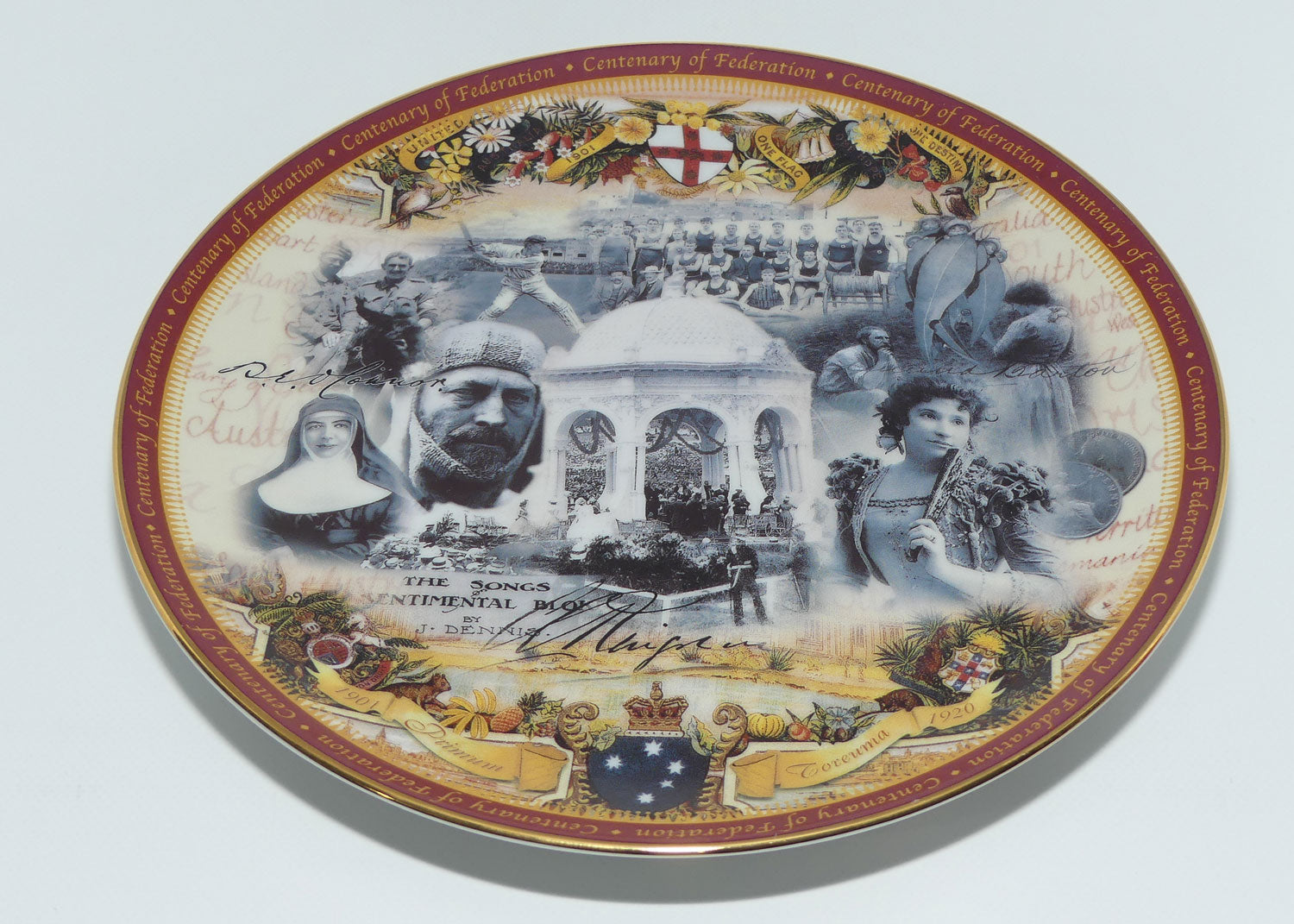 Bradex 03 B10 17.1 plate | Australia: Centenary of Federation | 1901 - 1920: Birth of a Nation - One Flag, One Hope, One Destiny