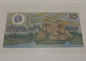 Australia | Polymer 1988 BiCentenary Commemorative $10 Note | early issue AA 00 068 798