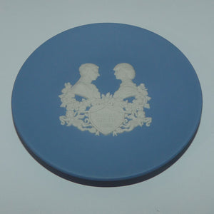 Wedgwood Jasper | Royalty | 1982 HRH Charles and Diana | Royal Birth round tray #2