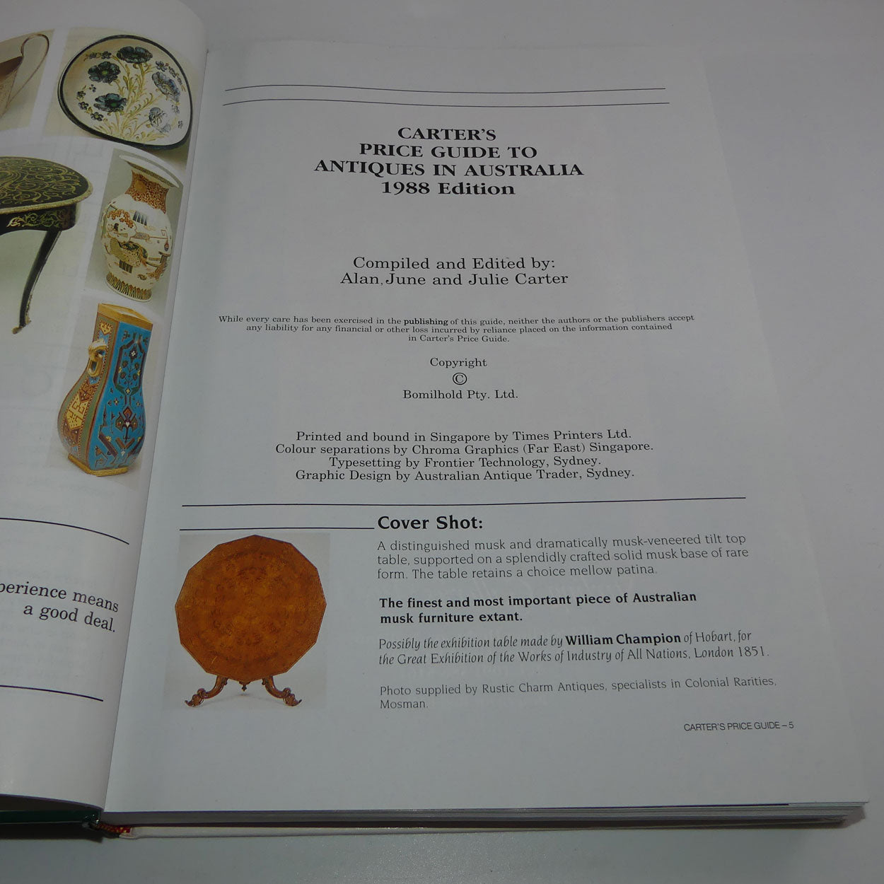 1988-reference-book-carters-price-guide-to-antiques-in-australia-1988-edition