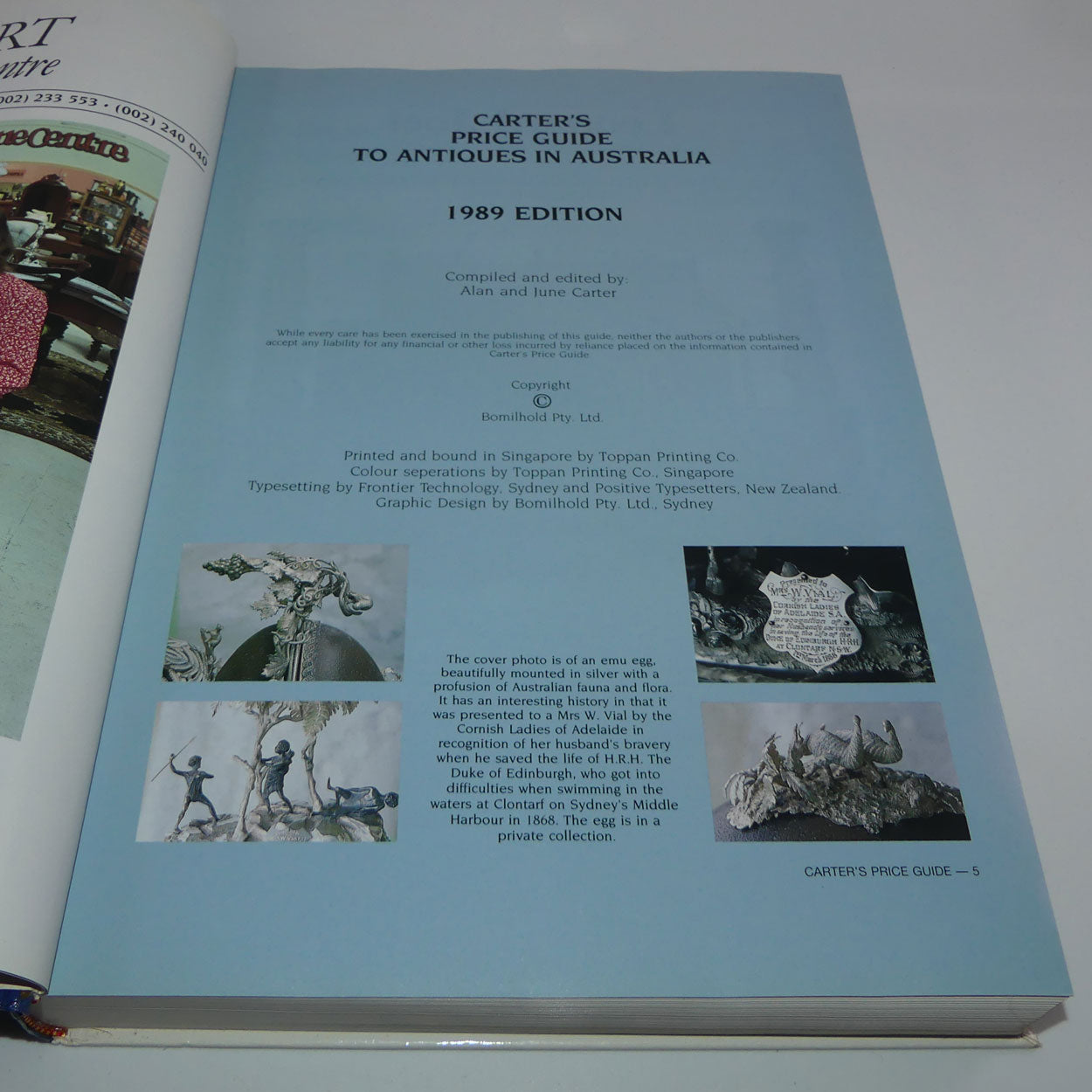 1989-reference-book-carters-price-guide-to-antiques-in-australia-1989-edition