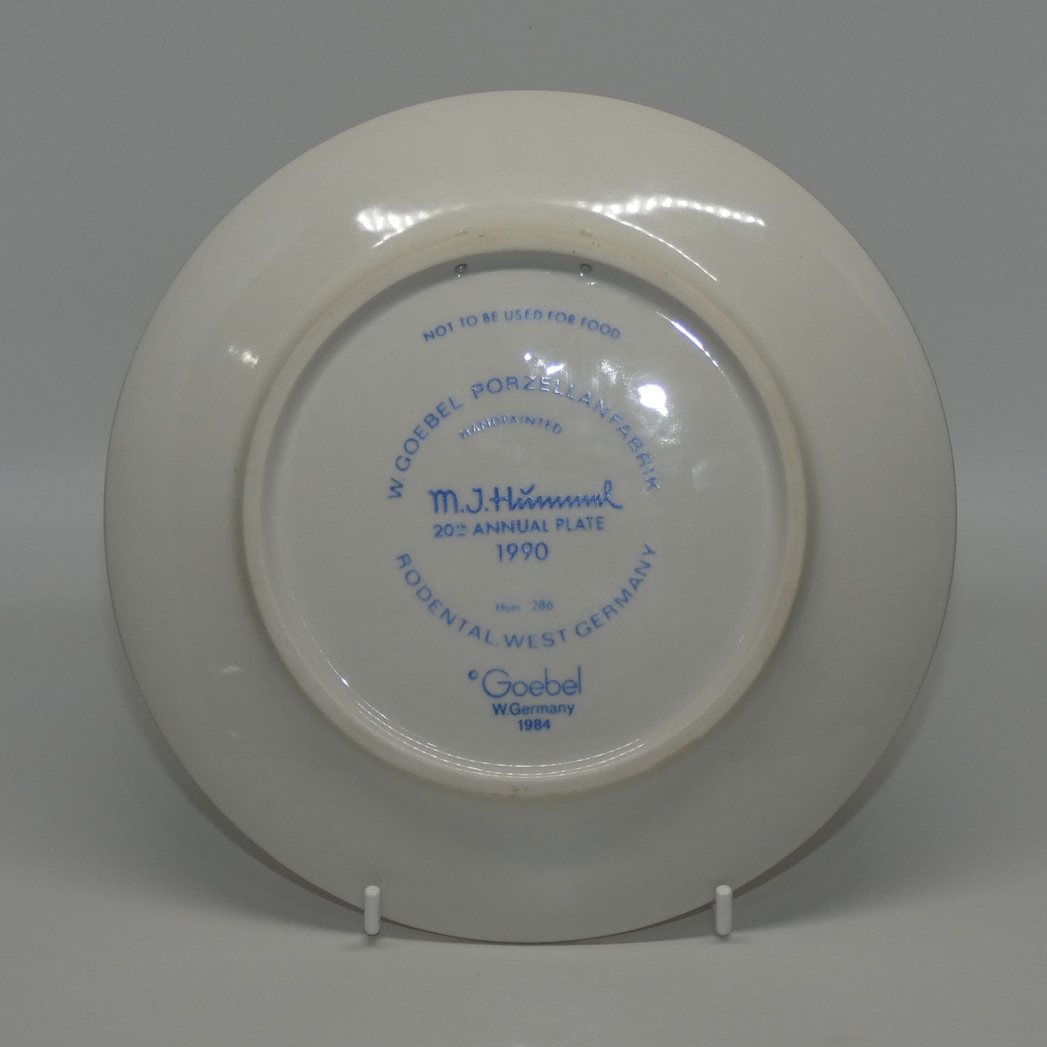 HUM0286 MI Hummel Annual Plate 1990 | Shepherd's Boy